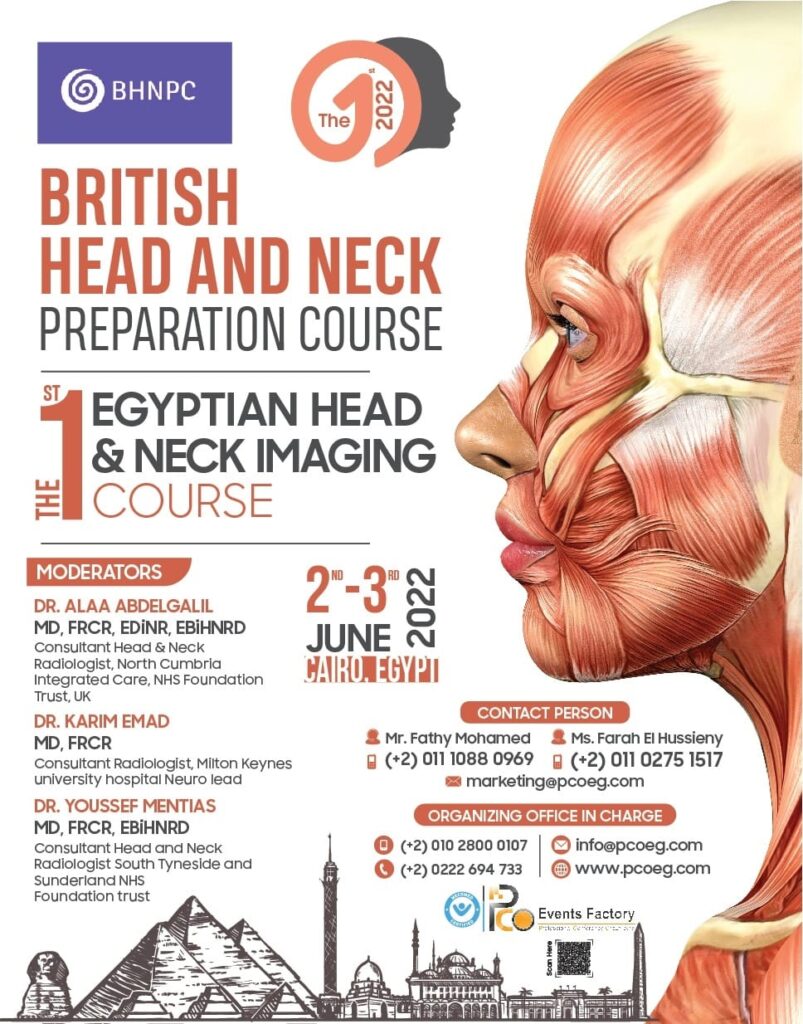 The 1st Egyptian Head & Neck Imaging Course pco