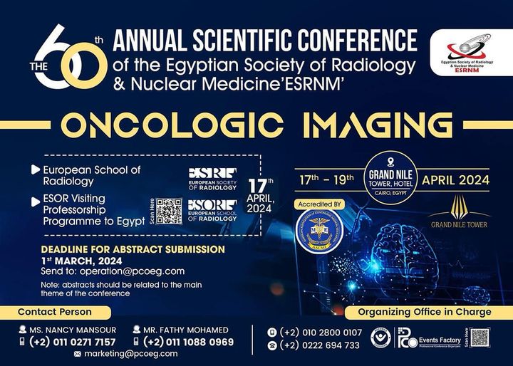 The 60th Annual Scientific Conference of The Egyptian Society of Radiology & Nuclear Medicine 